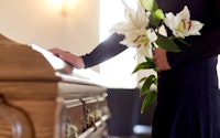 Funeral casket flowers generic 664197991